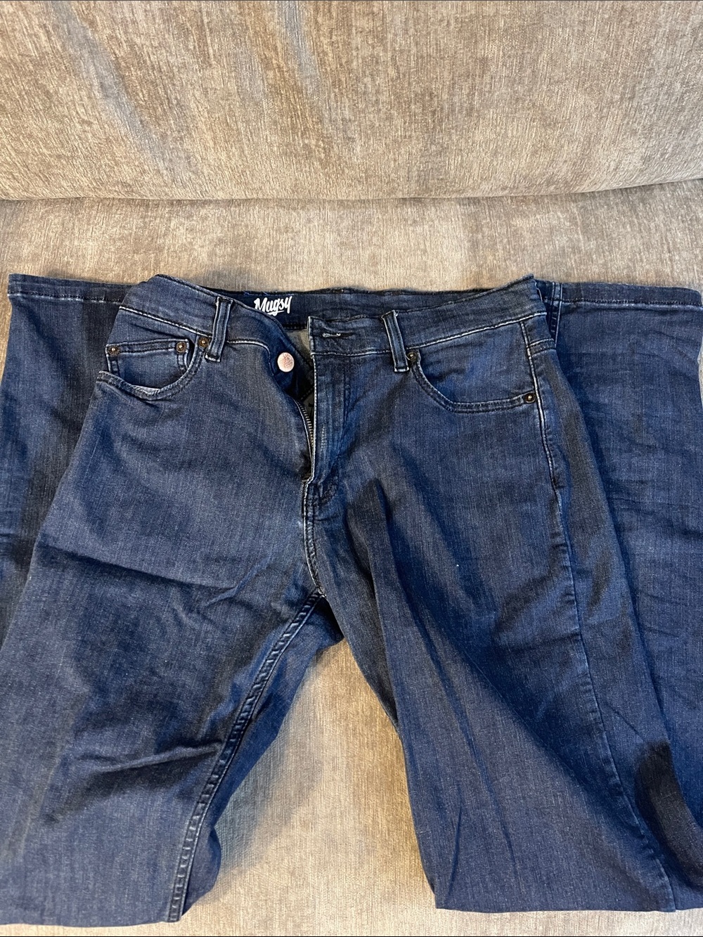 Mugsy Men's Jeans in Deep Indigo